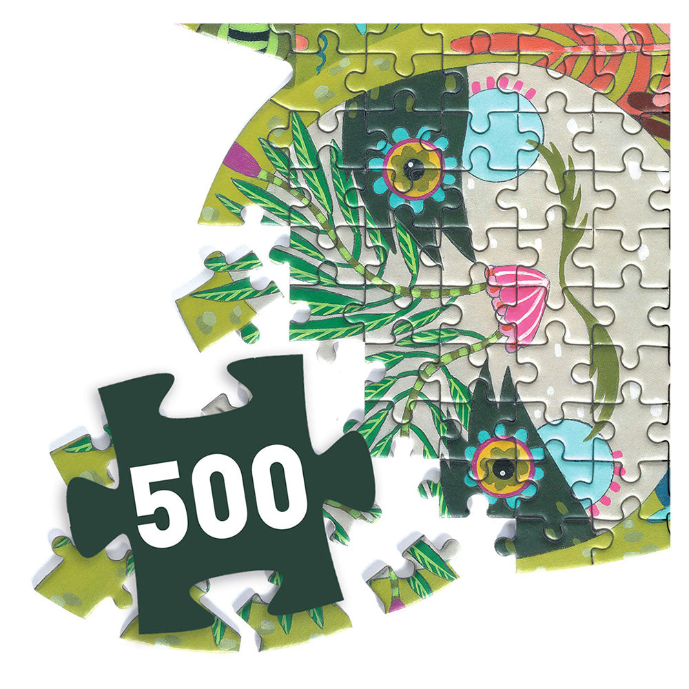 Djeco Puzz’Art Βραδύποδας – Καλλιτεχνικό Puzzle 500 Τεμαχίων