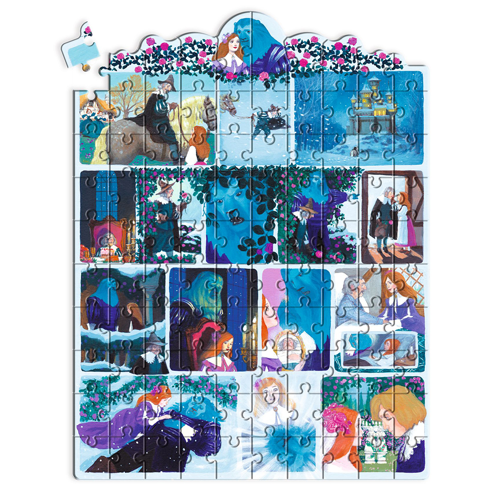 DJECODjeco Puzzle Παραμύθι "Η Πεντάμορφη και το Τέρας" 100 Τμχpapell.gr