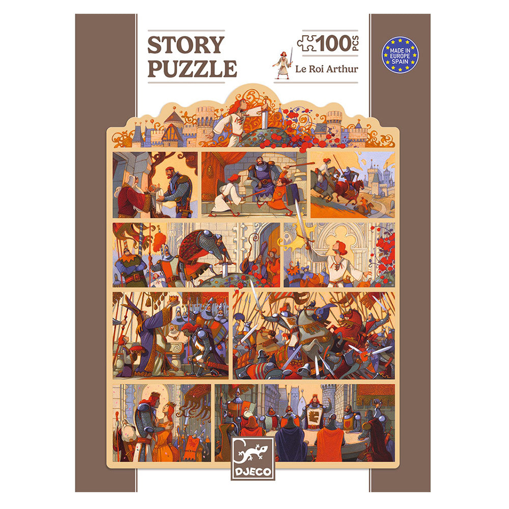 Djeco Puzzle Παραμύθι Ο Βασιλιάς Αρθούρος – 100 Κομμάτια
