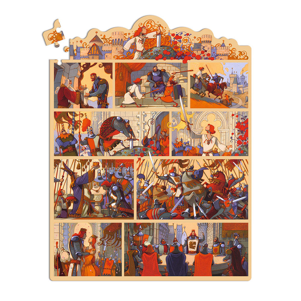Djeco Puzzle Παραμύθι Ο Βασιλιάς Αρθούρος – 100 Κομμάτια