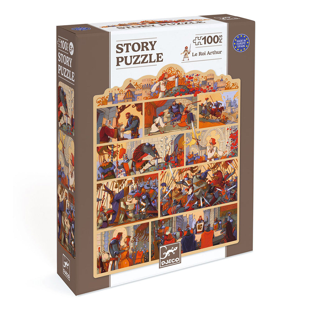 Djeco Puzzle Παραμύθι Ο Βασιλιάς Αρθούρος – 100 Κομμάτια