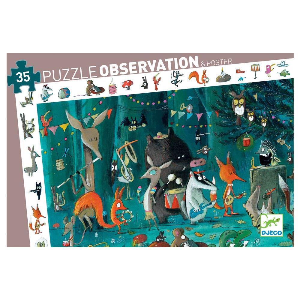 Djeco Puzzle Παρατηρησης 'Ορχηστρα' 35Pcs