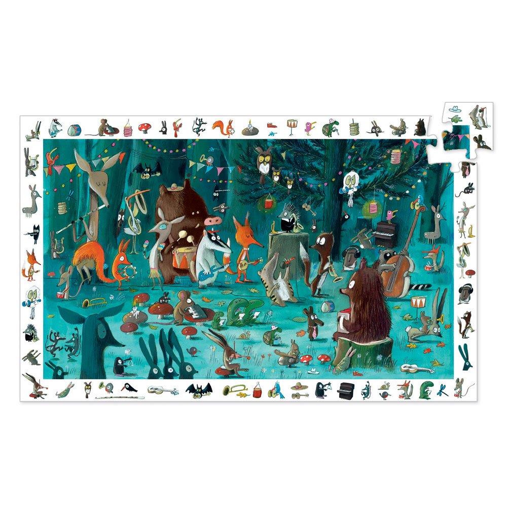 Djeco Puzzle Παρατηρησης 'Ορχηστρα' 35Pcs