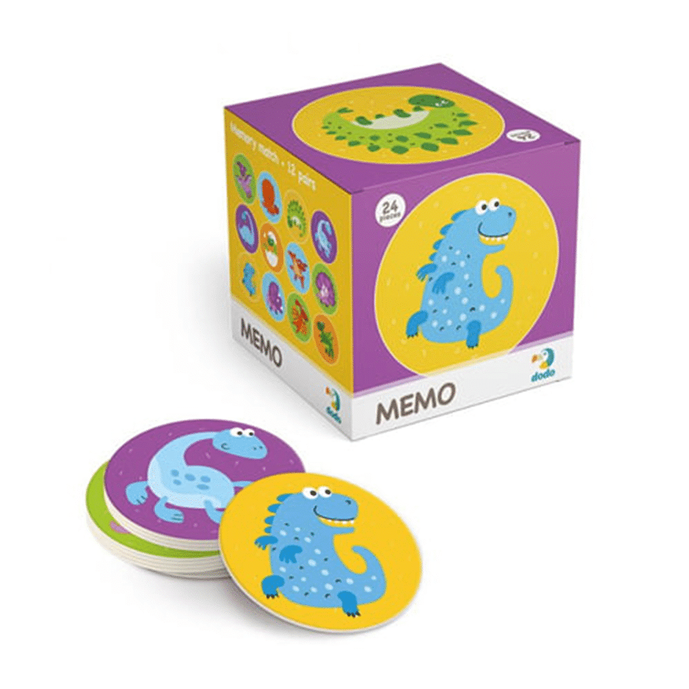 Dodo Mini Memo Game Dinosaurs – Παιχνιδι Μνημης Δεινοσαυροι