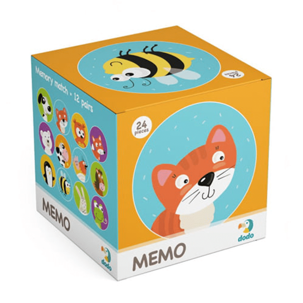 DodoDodo Mini Memo Game Animals – Παιχνιδι Μνημης Ζωακιαpapell.gr