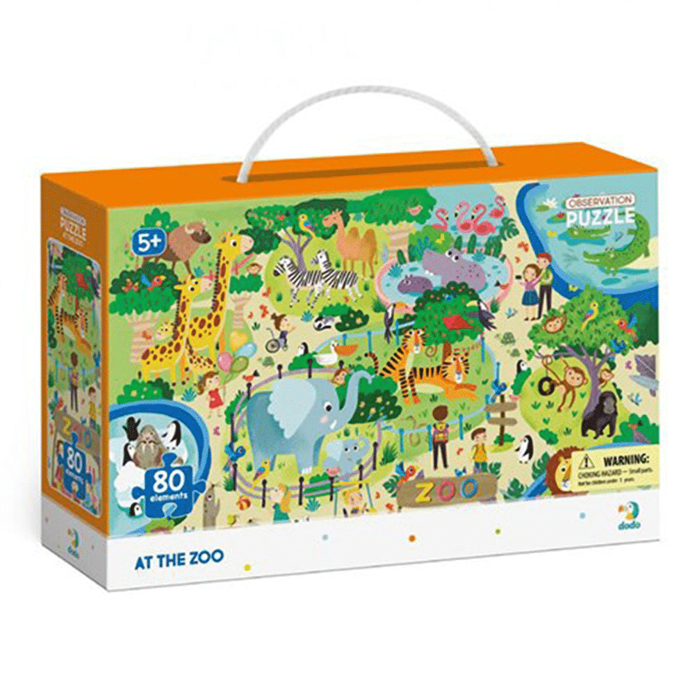 DodoDodo Puzzle Observation Ζωολογικός Κήπος 80 Τμχpapell.gr