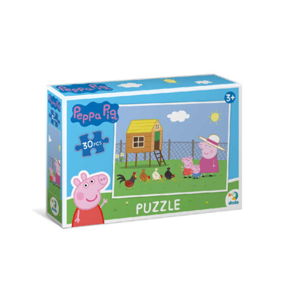 DodoDodo Puzzle Η Peppa Το Γουρουνάκι – Και Τα Κοτόπουλα 30 Τμχpapell.gr