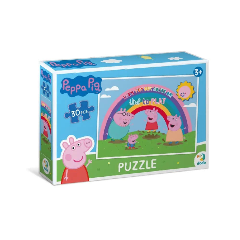 DodoDodo Peppa Pig Puzzle Ώρα Για Παιχνίδι 30 Τμχpapell.gr