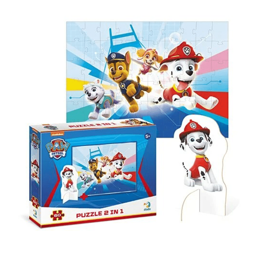 DodoDodo Puzzle Paw Patrol Σε Αποστολή  60 Τμχpapell.gr