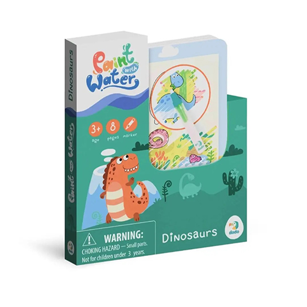 Dodo Paint With Water – Σετ Ζωγραφικη Με Νερο Δεινοσαυροι