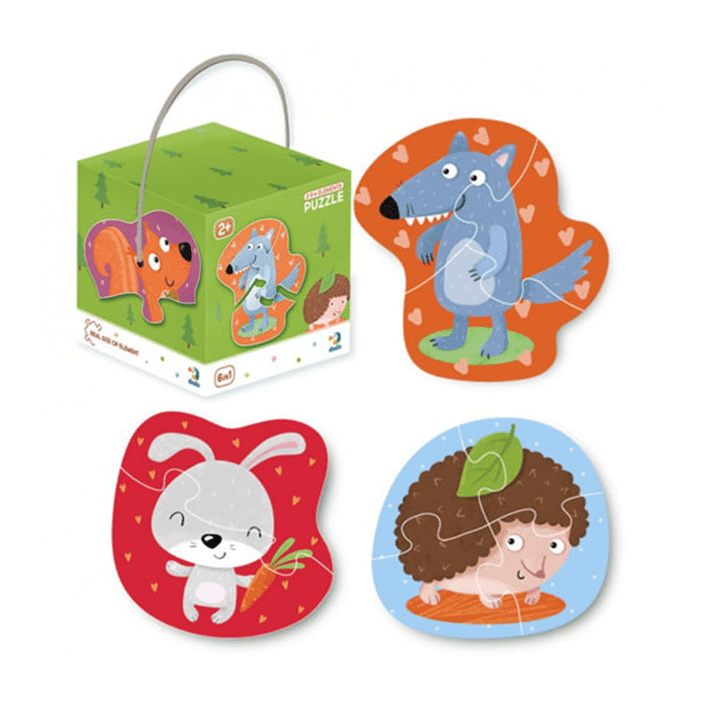 Dodo Puzzle 2-3-4 Elements Forest Animals – Ζωακια Του Δασους