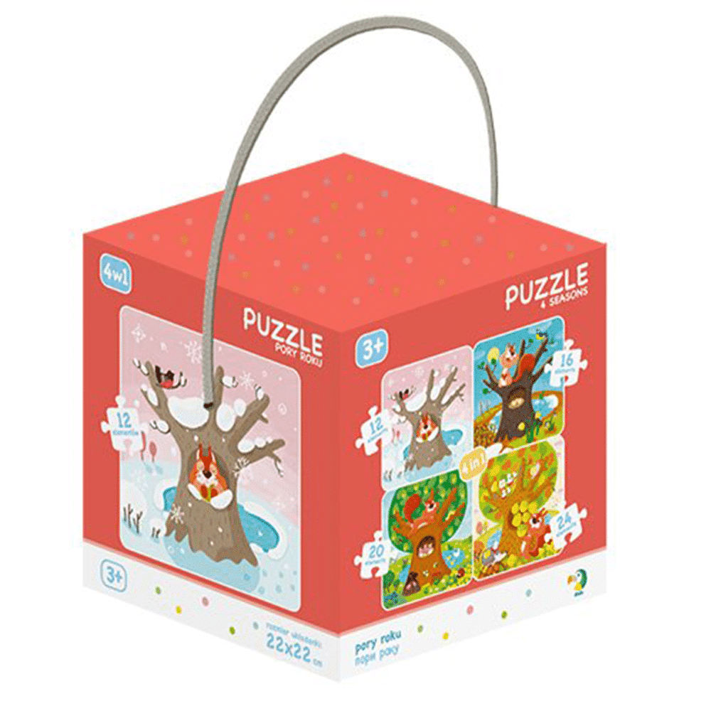 Dodo Puzzle 4 In 1 Four Seasons – Τεσσερις Εποχες 12/16/20/24Pcs