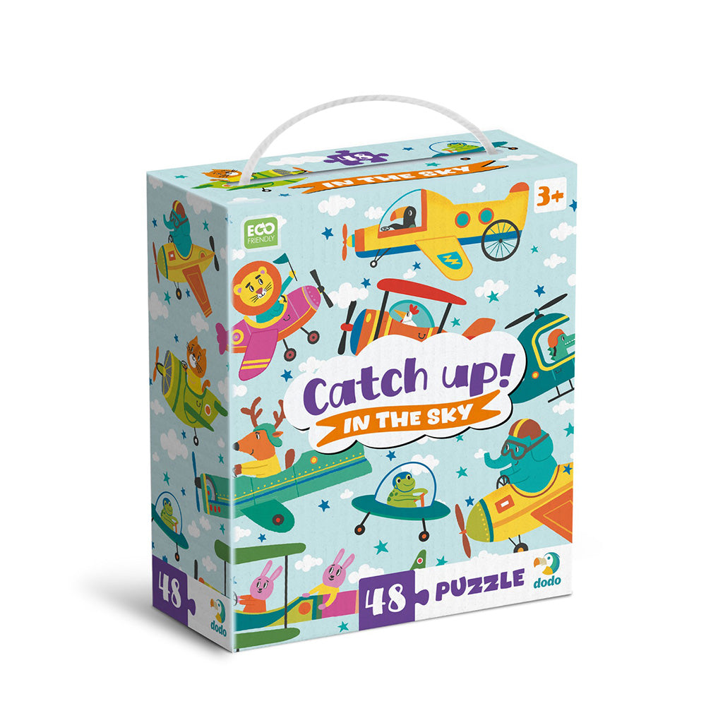 DodoDodo Puzzle Catch Up! Στον Ουρανό 48 Τμχpapell.gr