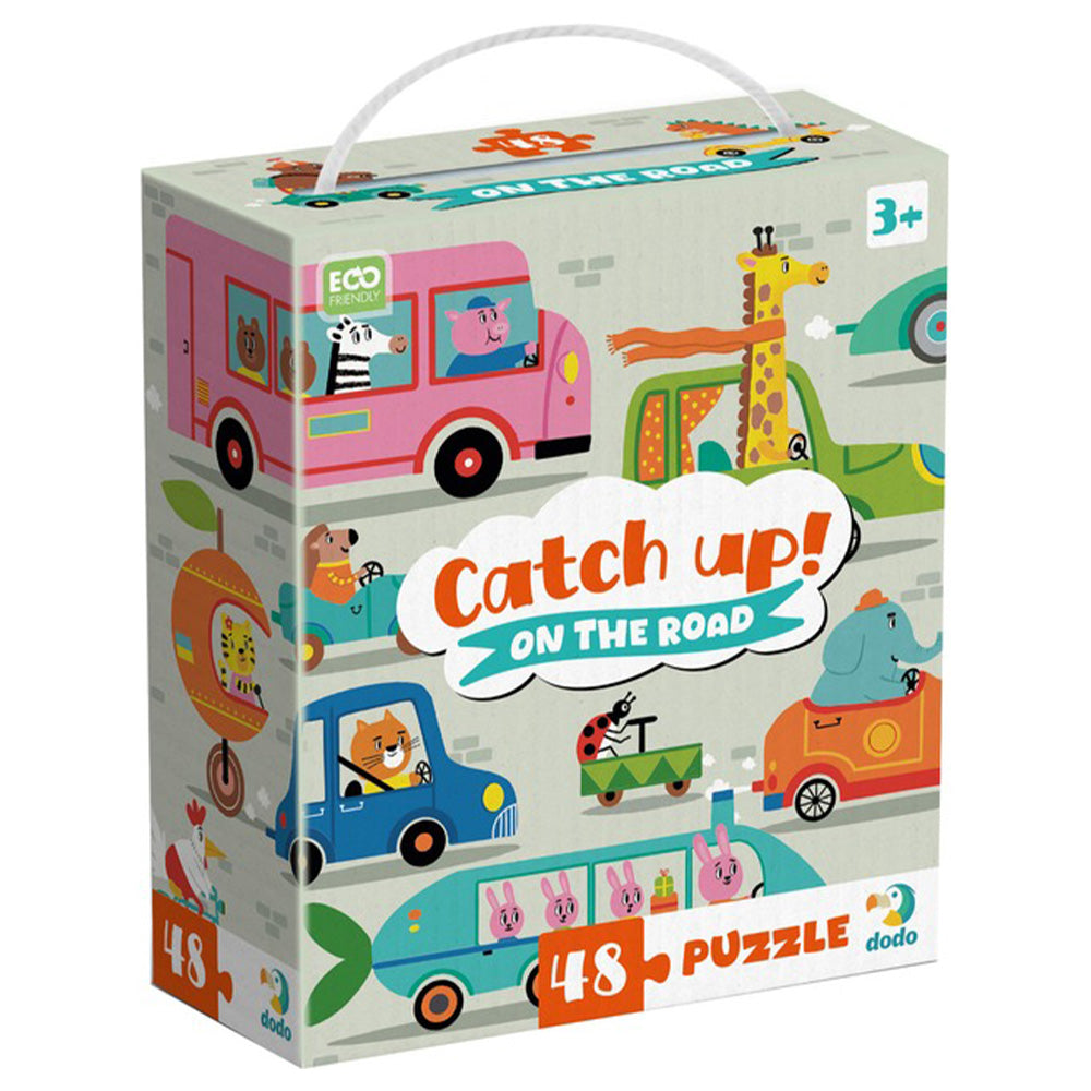 DodoDodo Puzzle Catch Up! Στο Δρόμο 48 Τμχpapell.gr
