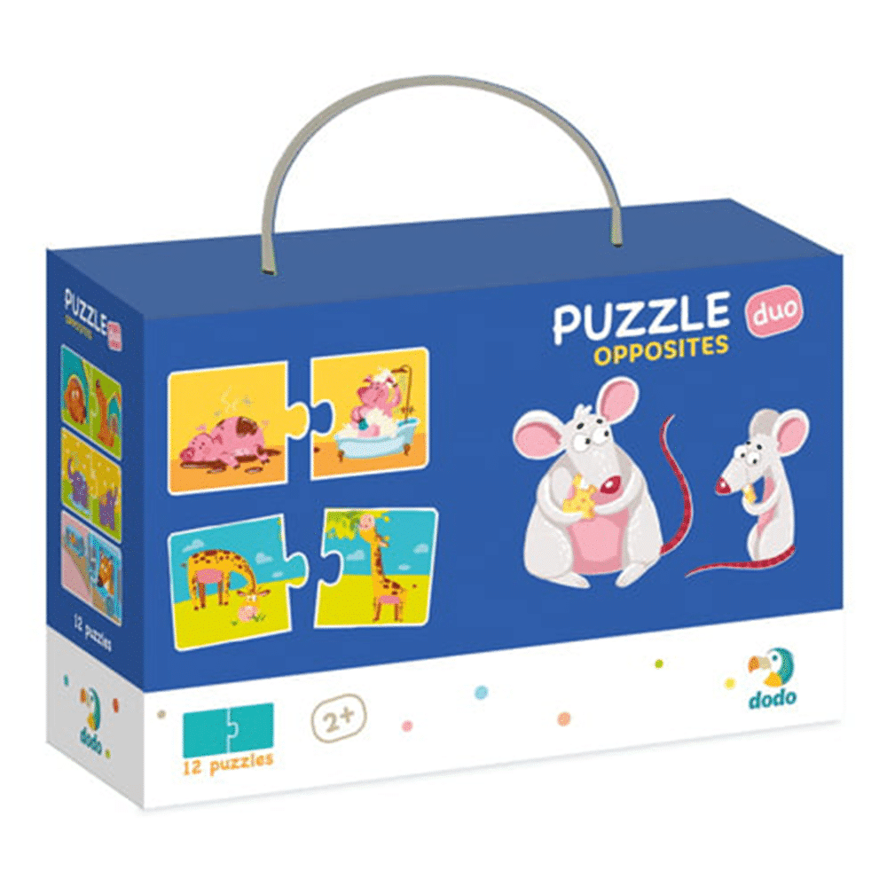 DodoDodo Puzzle Duo Αντίθετα 24 Τμχpapell.gr