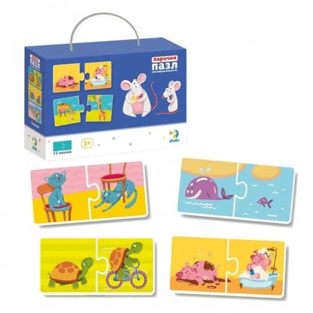 DodoDodo Puzzle Duo Αντίθετα 24 Τμχpapell.gr