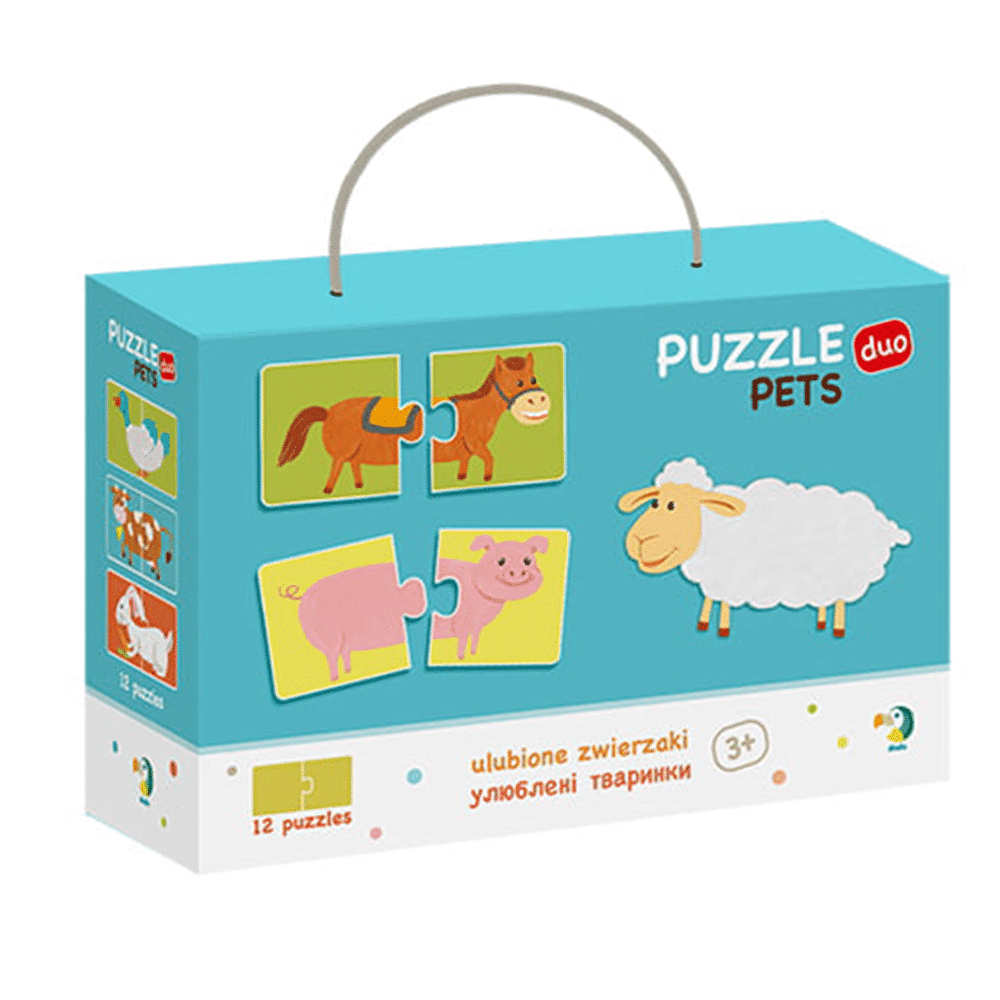 DodoDodo Puzzle Duo Pets - Κατοικίδια 24 Τμχpapell.gr
