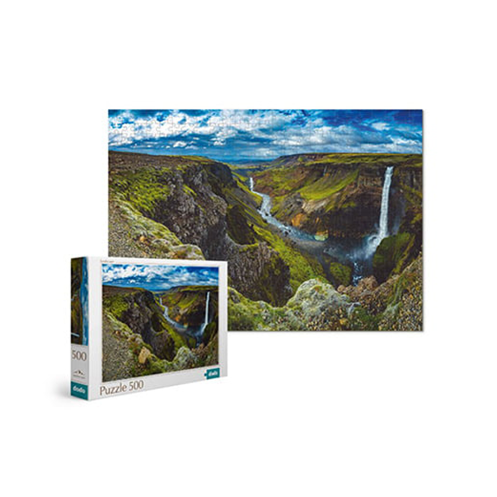 DodoDodo Puzzle Haiffoss Waterfall Ισλανδία 500 Τμχpapell.gr