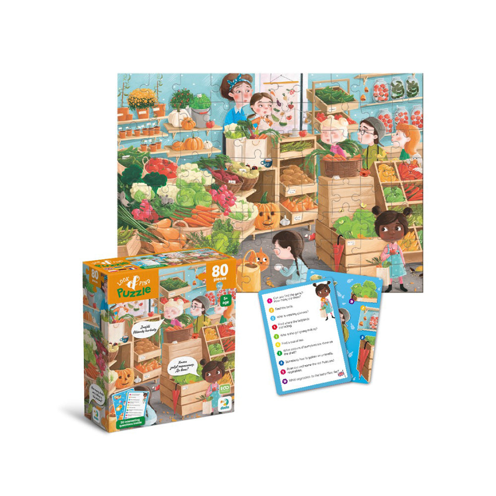Dodo Puzzle Look & Find Autumn Gifts - Φθινοπωρινά Δώρα 80 Τμχ