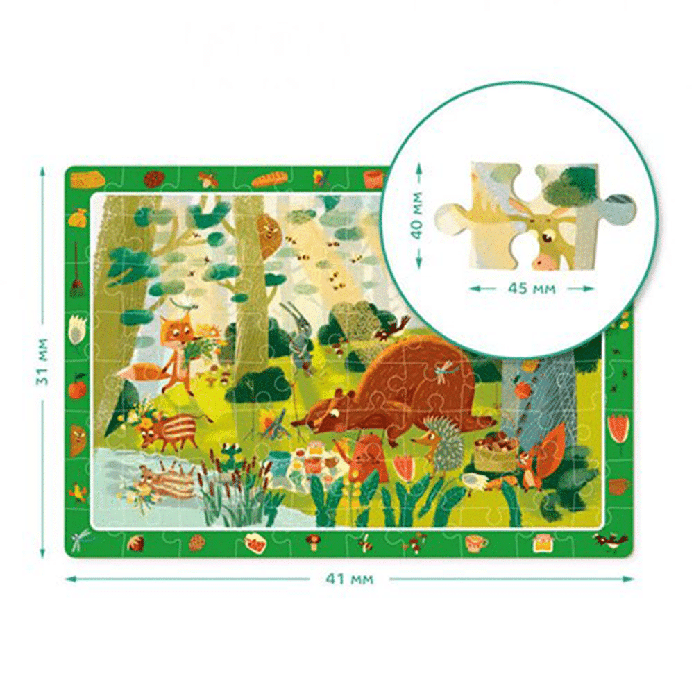 Dodo Observation Puzzle Fairytale Forest – Χαρτης Παρατηρησης 80Pcs