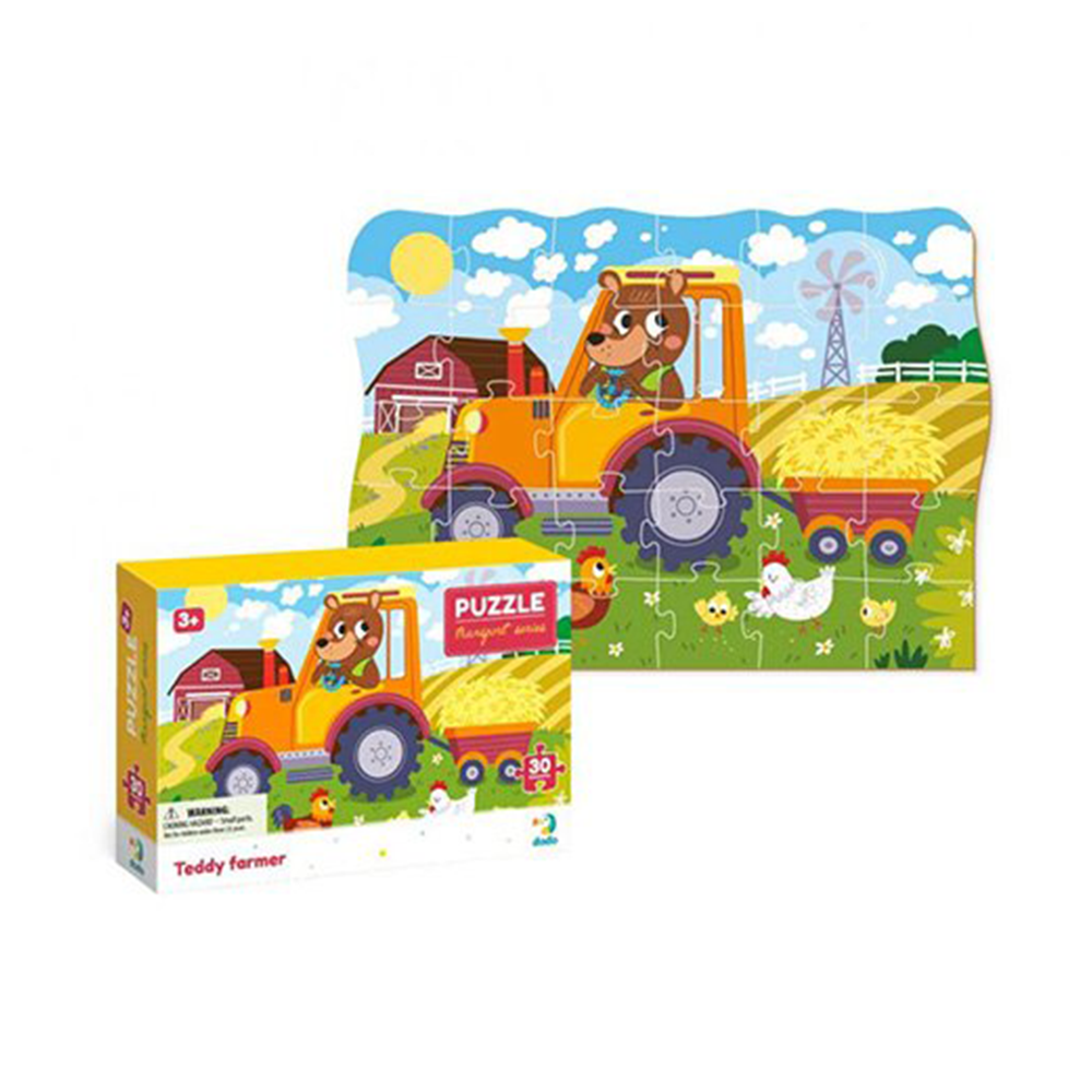 DodoDodo Puzzle Teddy Farmer 30 Τμχpapell.gr