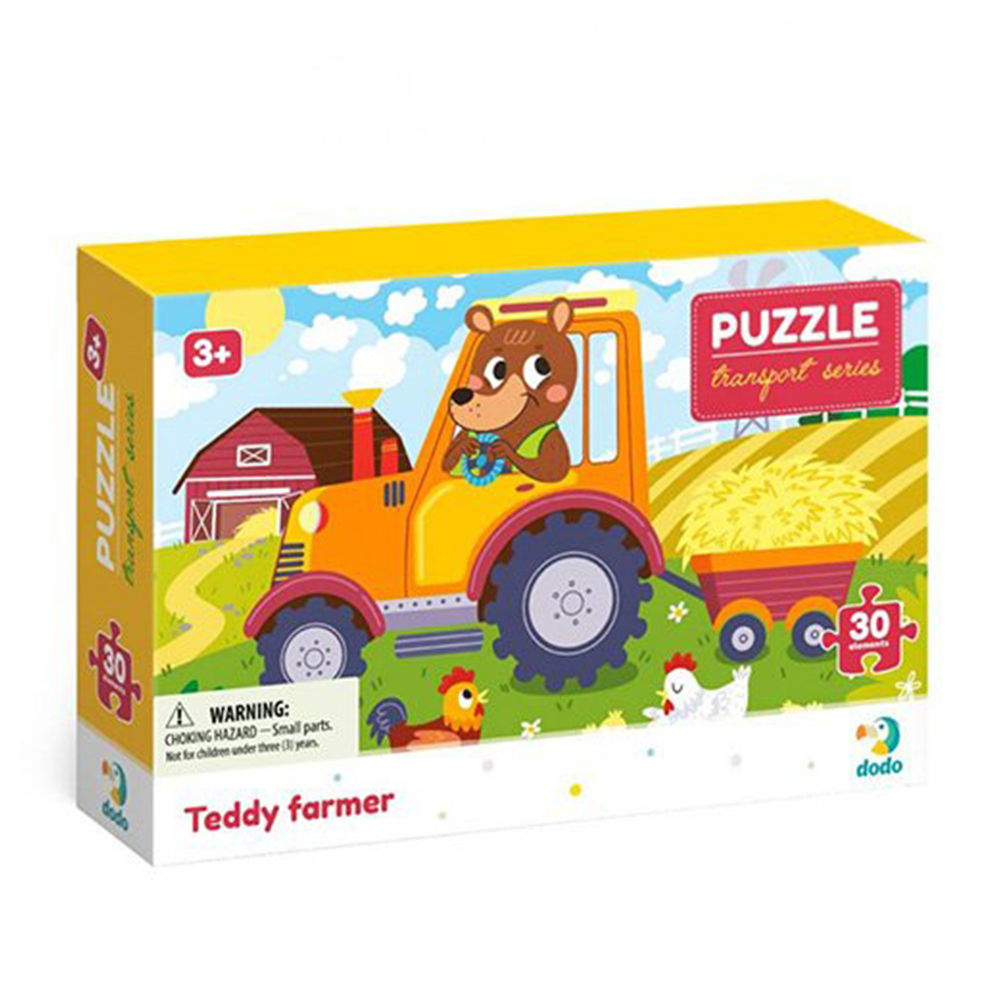 DodoDodo Puzzle Teddy Farmer 30 Τμχpapell.gr