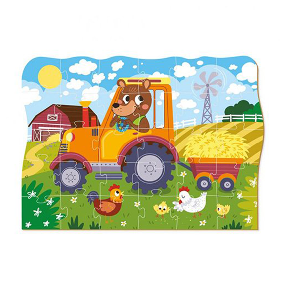 DodoDodo Puzzle Teddy Farmer 30 Τμχpapell.gr