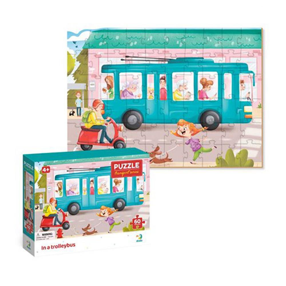 DODODodo Puzzle Transport Series – In A Trolley Bus 60Τμχpapell.gr