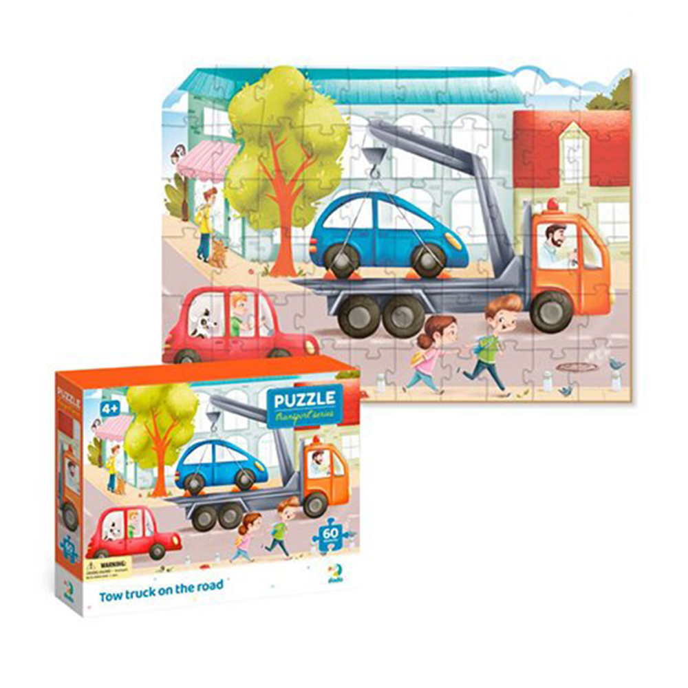 DODODodo Puzzle Transport Series – Tow Truck On The Road 60 Τμχpapell.gr