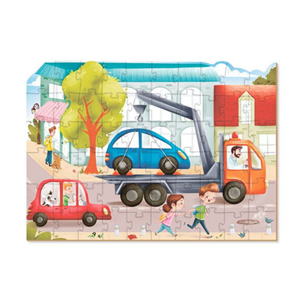 DODODodo Puzzle Transport Series – Tow Truck On The Road 60 Τμχpapell.gr