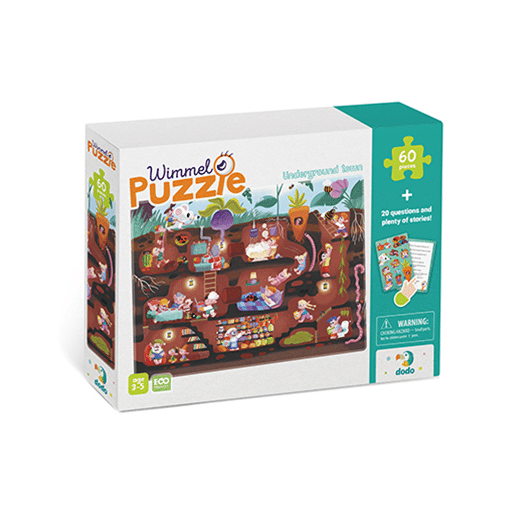 DODODodo Puzzle Underground Town – Υπόγεια Πόλη 60 Τμχpapell.gr