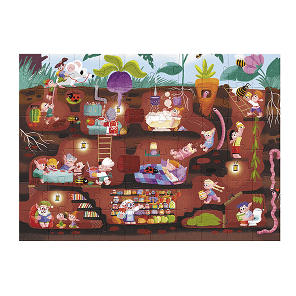 DODODodo Puzzle Underground Town – Υπόγεια Πόλη 60 Τμχpapell.gr