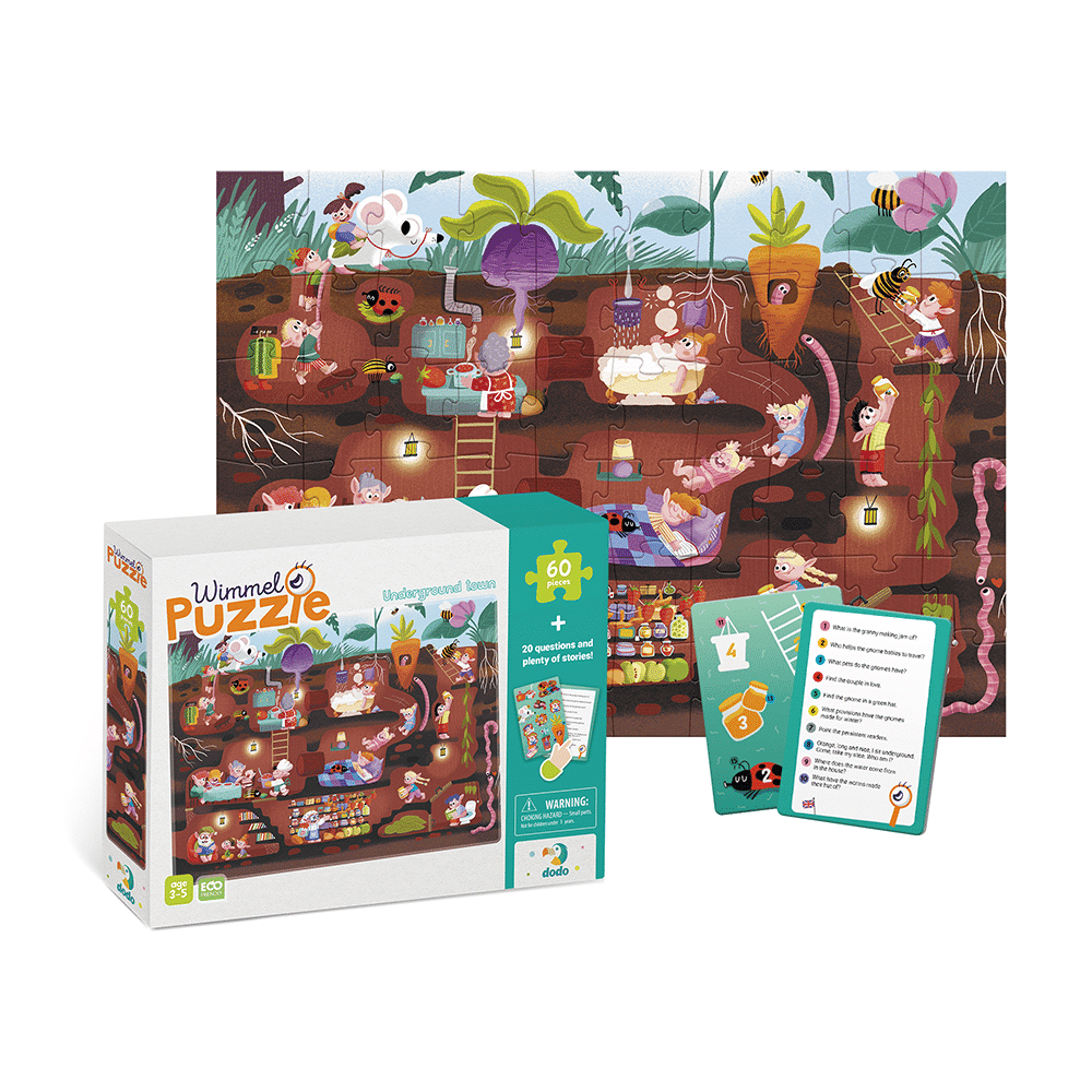 DODODodo Puzzle Underground Town – Υπόγεια Πόλη 60 Τμχpapell.gr
