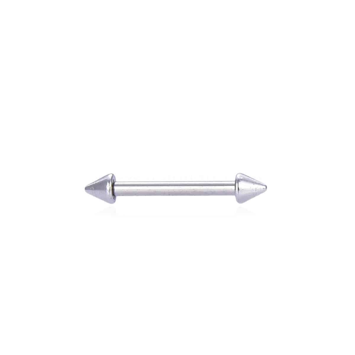 AsimiΣκουλαρικι Μικρο Barbell Με Κωνους Surgicsl Steel 316Lpapell.gr