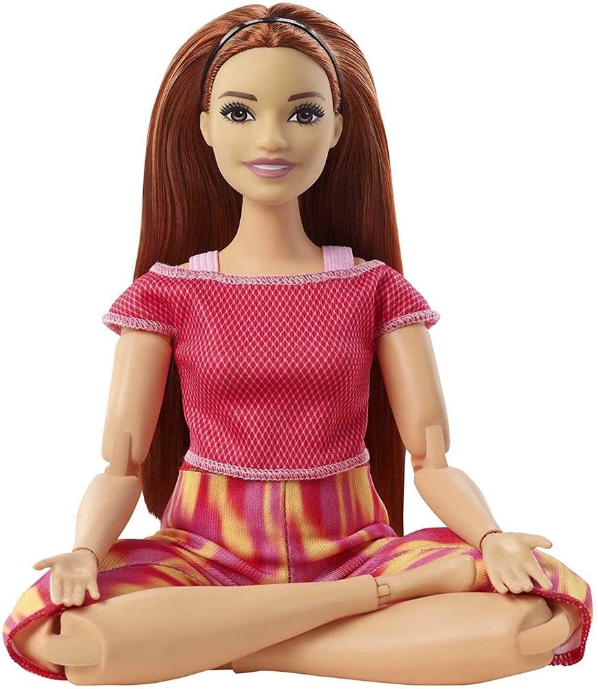 Barbie Νεες Αμετρητες Κινησεις Κουκλα Κοκκινα Μαλλια