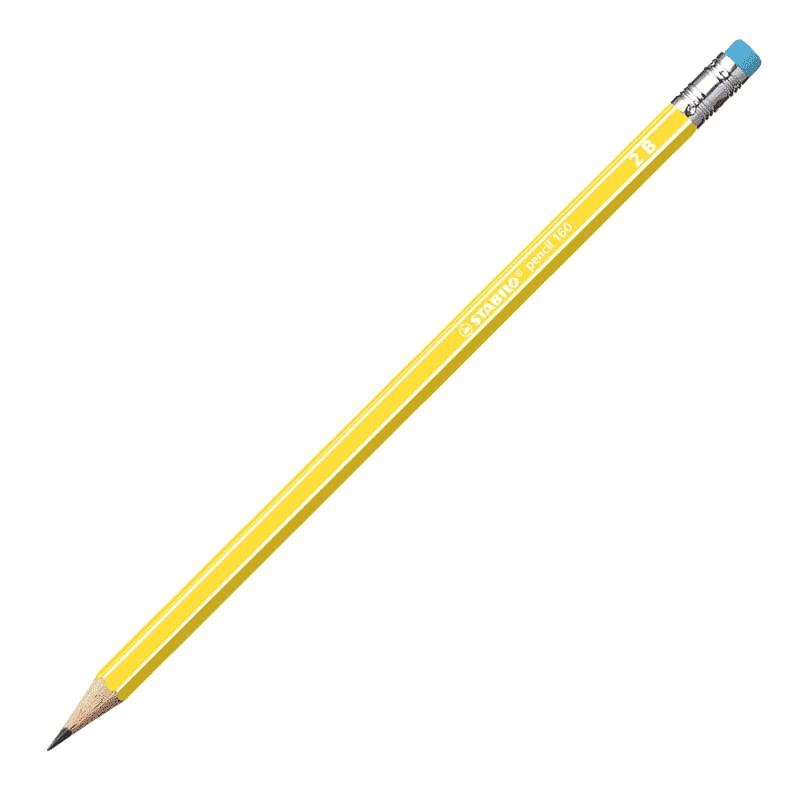 Stabilo Μολυβι Pencil 160 Με Γομα Kιτρινο