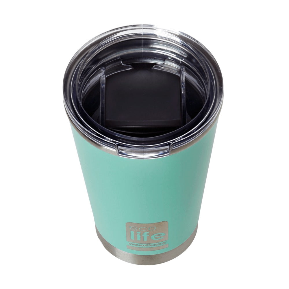 Ecolife Coffee Thermos Από Ανοιξείδωτο Ατσάλι Mint 370ml