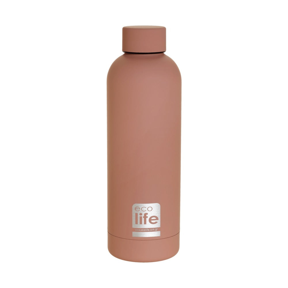 EcolifeEcolife Μεταλλικό Μπουκάλι Θερμός Rose 500mlpapell.gr