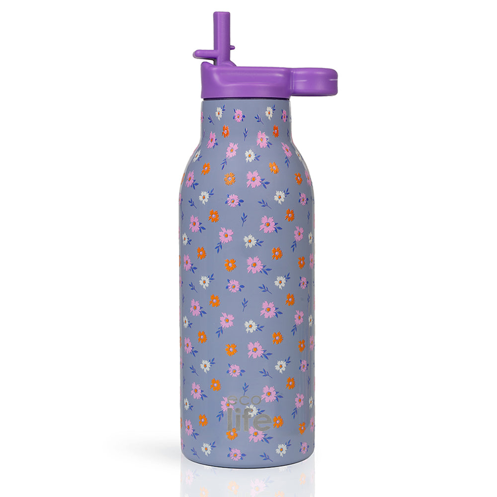 Ecolife Ανοξείδωτο Παγούρι Θερμός Flower Bloom 550ml