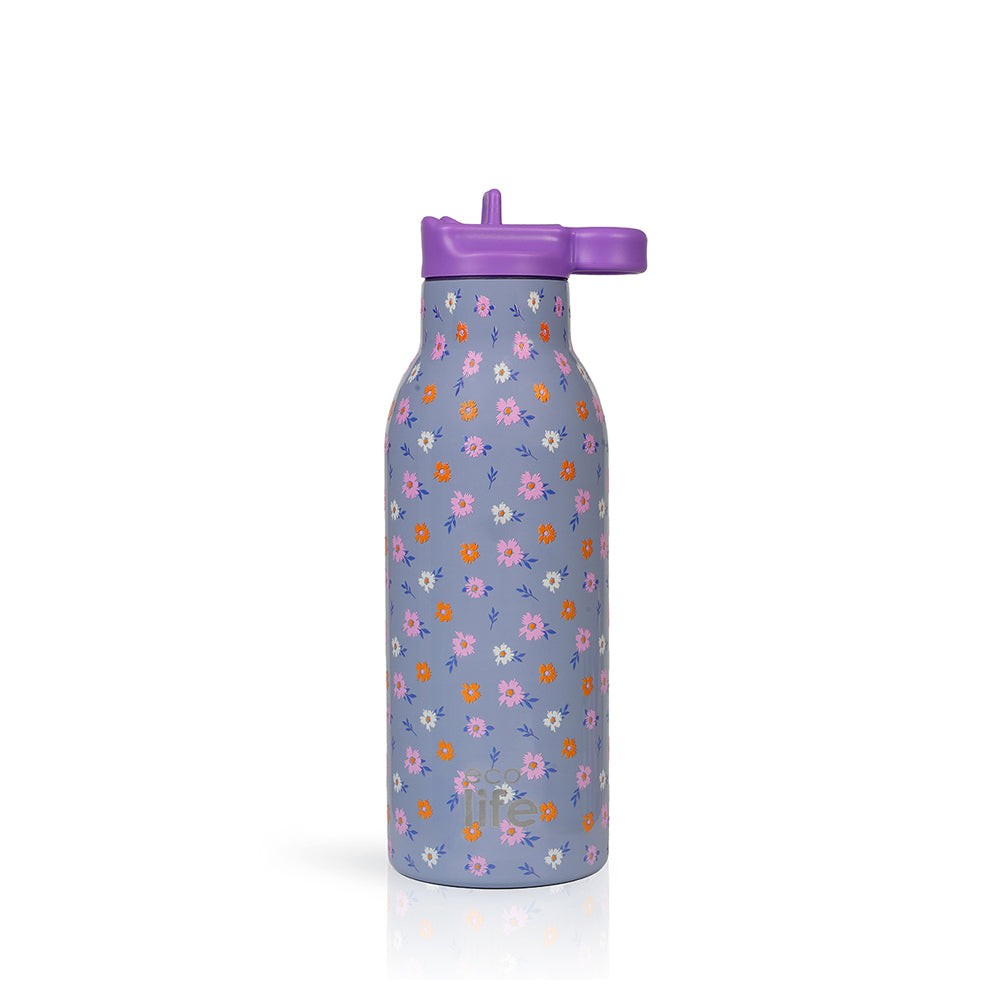 Ecolife Ανοξείδωτο Παγούρι Θερμός Flower Bloom 550ml