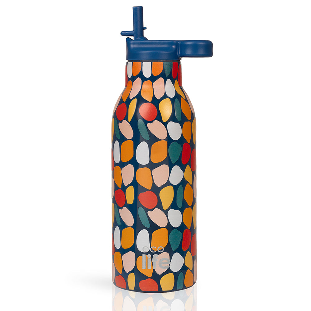 Ecolife Ανοξείδωτο Παγούρι Θερμός Stones 550ml