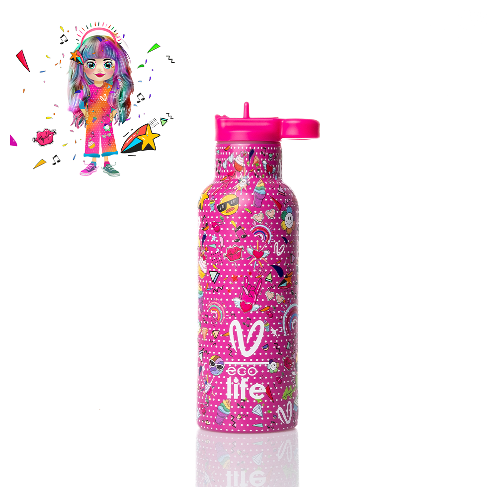 EcolifeEcolife Ανοξείδωτο Παγούρι Θερμός Vasiliki - Rainbow 500mlpapell.gr