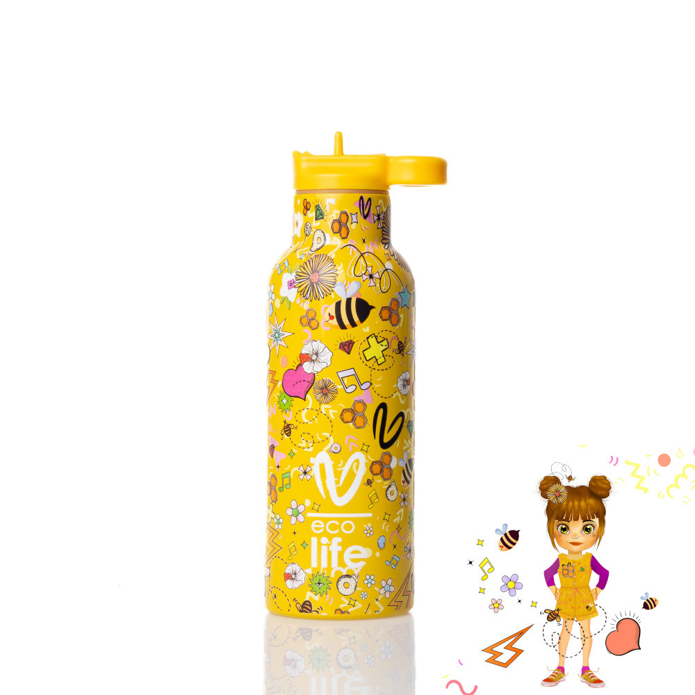 EcolifeEcolife Ανοξείδωτο Παγούρι Θερμός Vasiliki - Joy 500mlpapell.gr