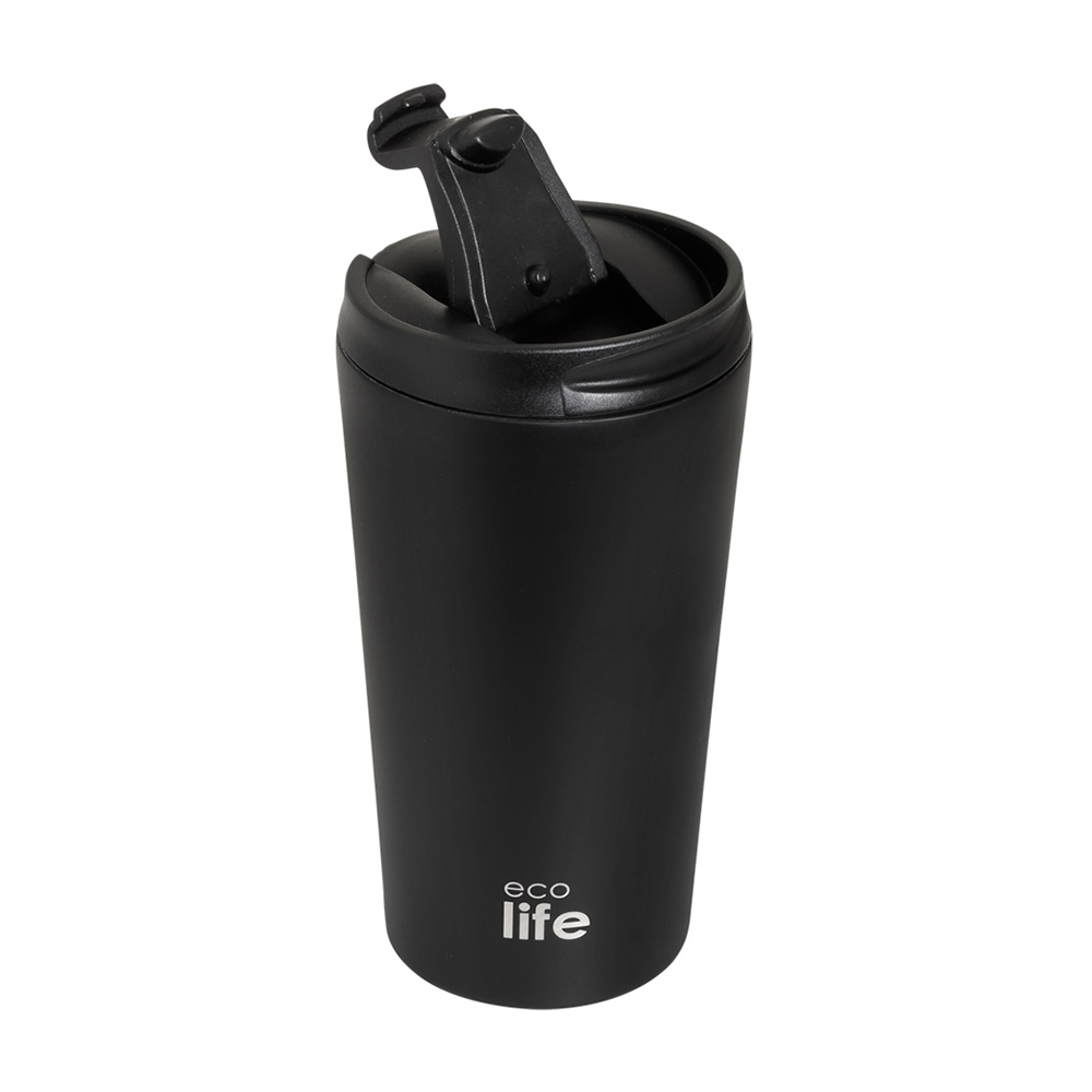 Ecolife Coffee Thermos Black Matte 370ml