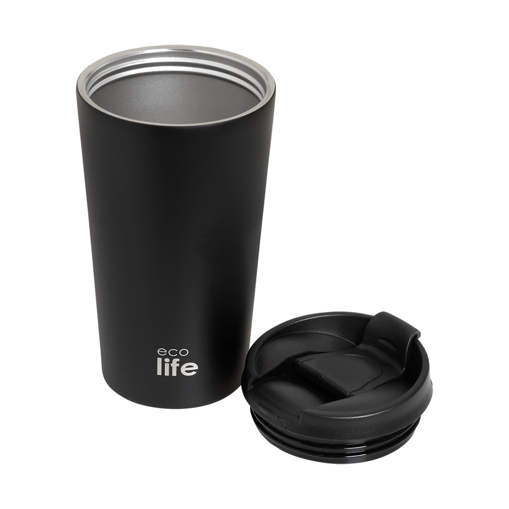 Ecolife Coffee Thermos Black Matte 370ml
