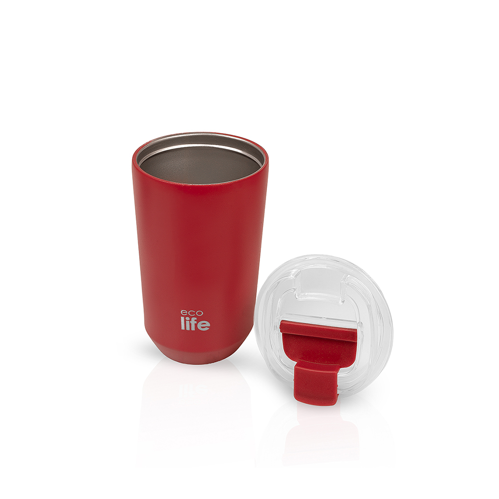 Ecolife Coffee Thermos Pure Red 360 ml