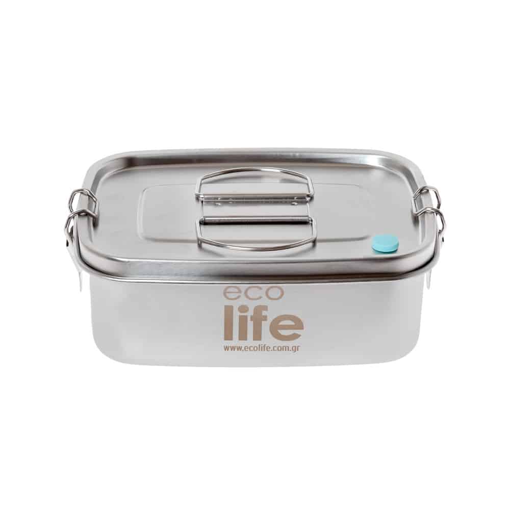 Ecolife Φαγητοδοχειο Inox 1000Ml
