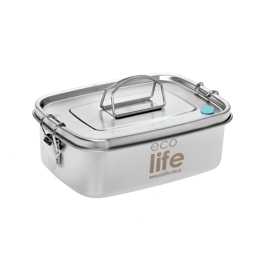 Ecolife Φαγητοδοχειο Inox 1000Ml