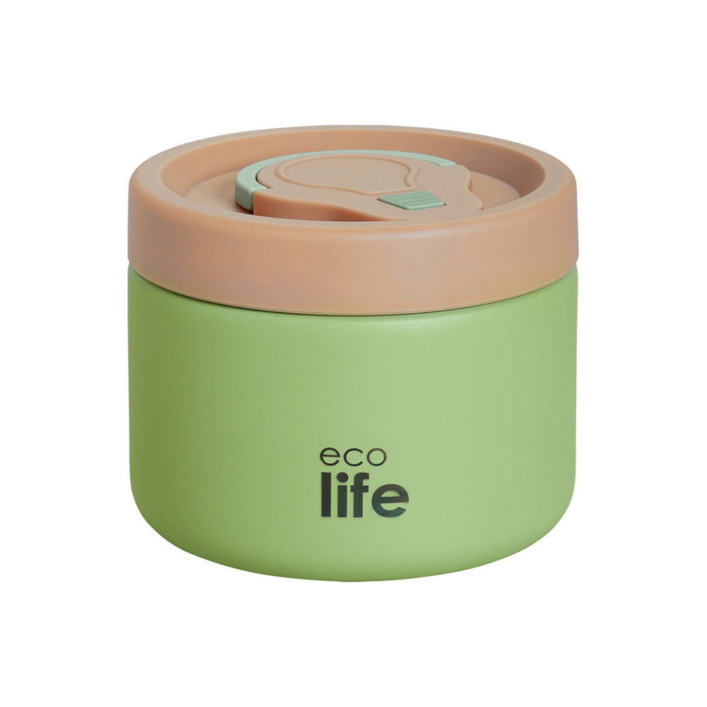 ECOLIFEEcolife Φαγητοδοχείο Θερμός Στρόγγυλο Πράσινο 650 mlpapell.gr