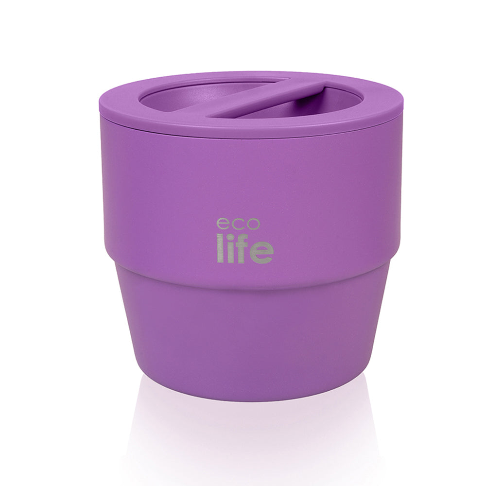 Ecolife Φαγητοδοχείο Θερμός Στρόγγυλο Μωβ 750 ml
